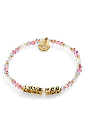 Little Words Project Love You Beaded Stretch Bracelet | Nordstrom