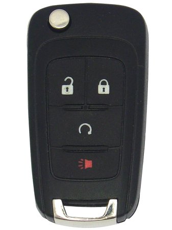 Keyless Entry and Flip Key - 4 Button for 2015 Chevrolet Trax - Car Keys Express