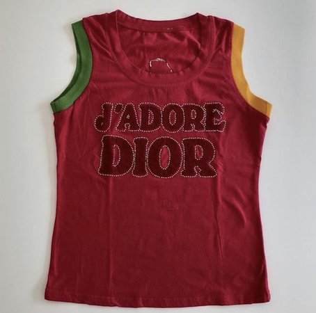 j’adore dior red tee