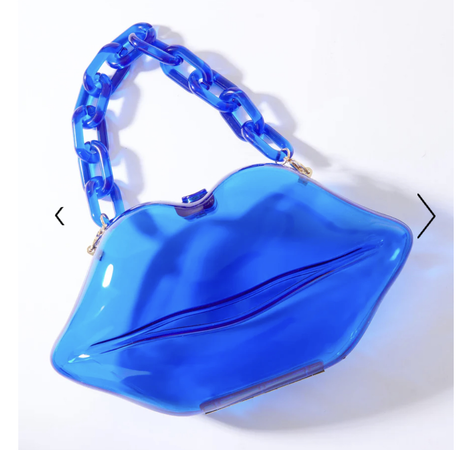 blue lips purse