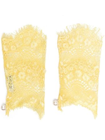 Parlor Fingerless Lace Gloves - Farfetch