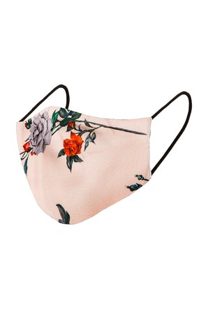 Lovers + Friends Face Mask in Pink Floral | REVOLVE