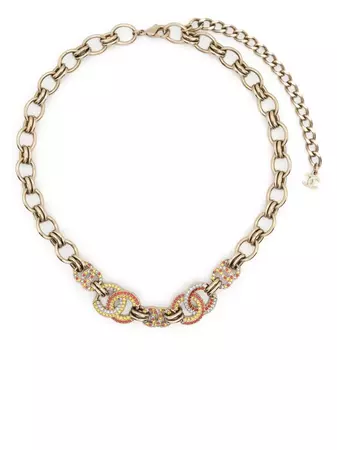 CHANEL Pre-Owned 2000s CC chain-link Necklace - Farfetch