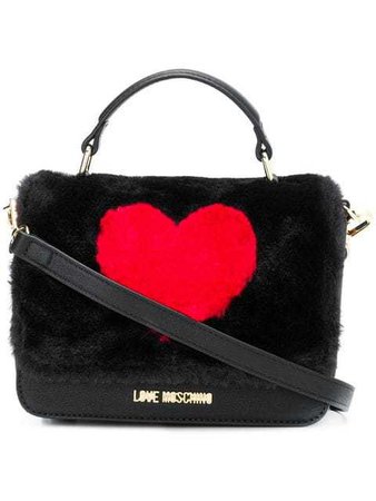 Love Moschino Faux Fur Heart Mini Bag - Farfetch