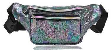 holographic fanny pack bag
