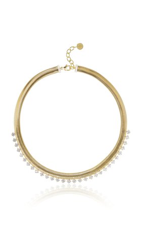 18k Yellow Gold Snake Chain Necklace By Emily P. Wheeler