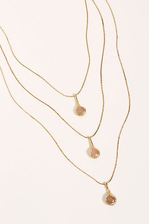Waterfall Stone Necklace | Free People