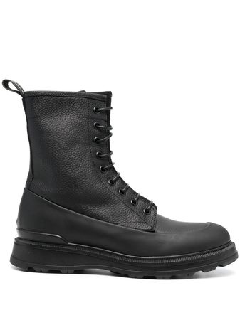 Woolrich lace-up Leather Combat Boots