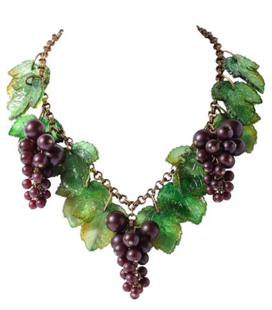 grapes necklace