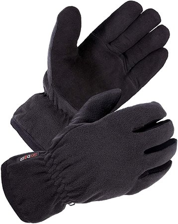 Amazon.com: SKYDEER Mens Winter Gloves with Soft Premium Genuine Deerskin Suede Leather and Warm Windproof Polar Fleece (SD8661T/L): Clothing