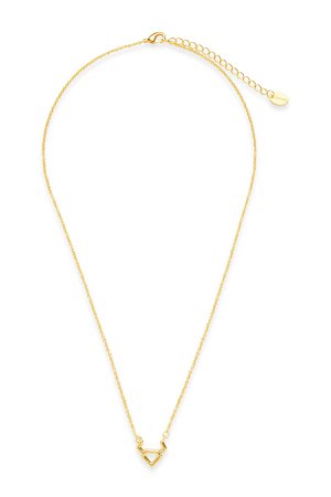 Sterling Forever | 14K Yellow Gold Plated Zodiac Pendant Necklace - Taurus | Nordstrom Rack