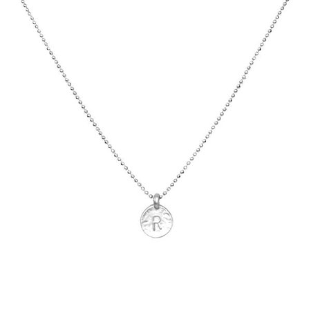 Silver 'R' Initial Necklace | Love Tatum Jewelry