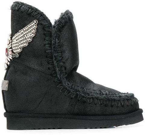 Eskimo embellished boots