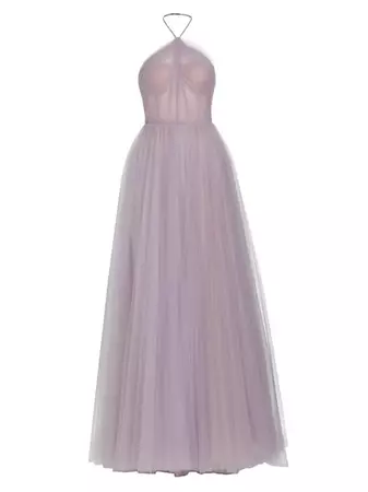Shop Jason Wu Collection Halter Tulle Gown | Saks Fifth Avenue