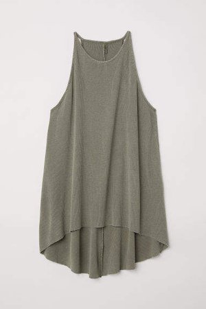 Ribbed Jersey Camisole Top - Green