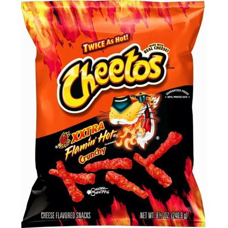 Cheetos Crunchy Xxtra Flamin' Hot Cheese Flavored Snacks, 8.5 oz 240.9g - Walmart.com