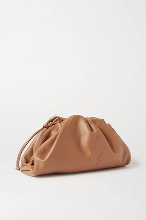 Bottega Veneta | The Pouch small gathered leather clutch | NET-A-PORTER.COM