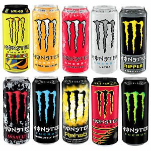 12x 500ml Cans of Monster Energy Drink Refreshing Stimulating Energizing Thirst | eBay