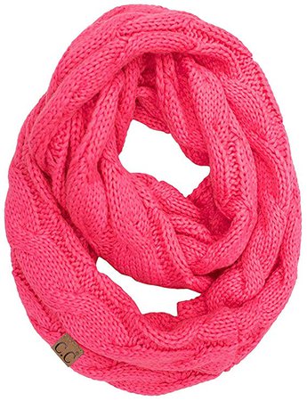 S1-6100-80 Funky Junque Infinity Scarf - Candy Pink at Amazon Women’s Clothing store
