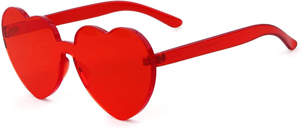 Amazon.com: GIFIORE Valentine's Heart Sunglasses for Women Heart Shaped Glasses Trendy Party Holiday Gifts (Red) : Clothing, Shoes & Jewelry