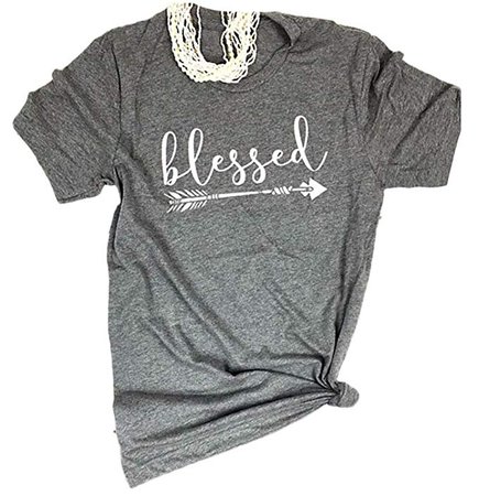 Amazon.com: Pxmoda Women's Casual Letters Printed T-Shirt Short Sleeves Faith Over Fear Arrow Tee Tops: Clothing