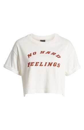 Day by Daydreamer No Hard Feelings Crop Graphic Tee | Nordstrom