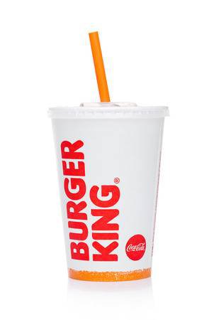 LONDON, UK -DECEMBER 07, 2017: Paper Cup Of Burger King Coca.. Stock Photo, Picture And Royalty Free Image. Image 91488906.