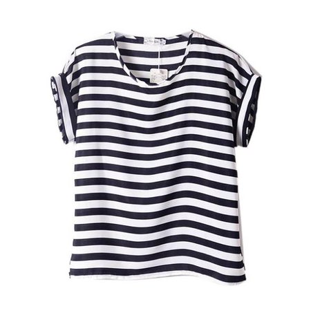 Black and white stripe shirt