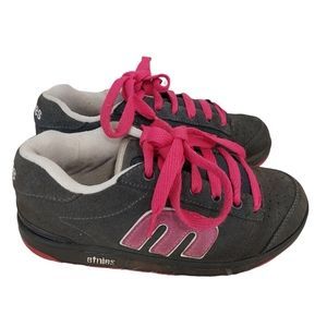 Etnies | Shoes | Etnies Novice Skate Shoes Womens Sz 65 Vintage Y2k Gray Pink Logo Chunky Retro | Poshmark