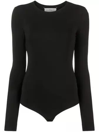 Maison Margiela round-neck long-sleeve Bodysuit - Farfetch