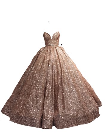 sparkling ball gown
