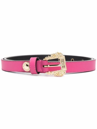 Versace Jeans Couture Embossed logo-buckle Belt