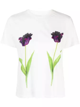 Cynthia Rowley Camiseta Con Estampado Floral - Farfetch