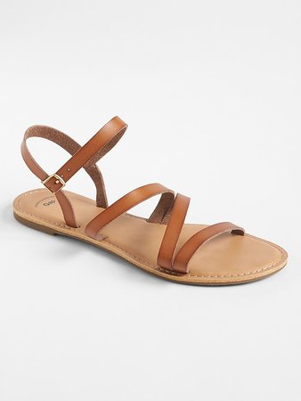 Strappy Flat Sandals | Gap Factory