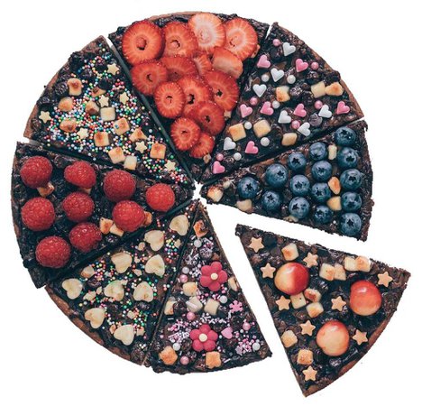 Chocolate and Fruit Pizza