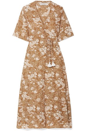 Faithfull The Brand | Rivera floral-print crepe wrap dress | NET-A-PORTER.COM