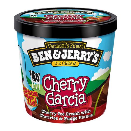 Helado Ben and Jerrys Cherry Garcia 473 ml | Walmart