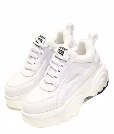 Fedonas white chunky sneakers