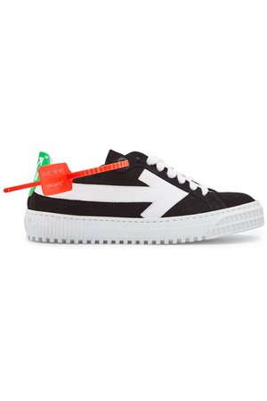 Off-White - Arrow Suede Sneakers - white