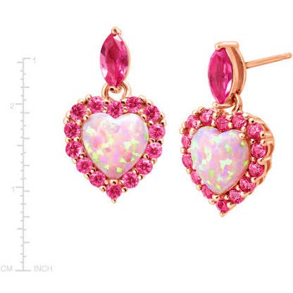 2 ct Created Opal & Pink Sapphire Heart Drop Earrings in 18K Rose Gold-Plated Sterling Silver https://www.amazon.com/dp/B01LWKIRFL/ref=cm_sw_r_cp_api_i_2usqDbVABMR4Q - Google Search
