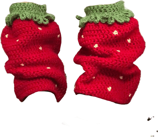 strawberry leg warmers