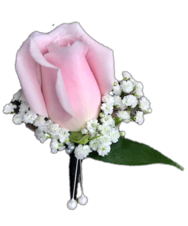 PINK ROSE BOUTONNIERE