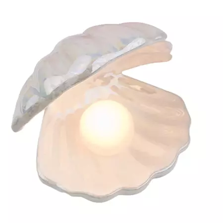 White Fairy Shell Pearl Night Lamp