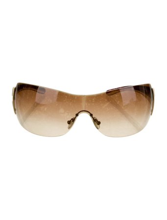 Prada Shield Gradient Sunglasses | TheRealReal