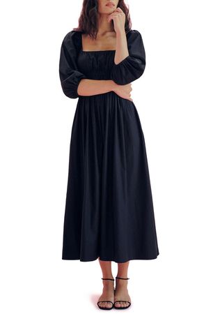 Reformation Bennie Stretch Organic Cotton Dress | Nordstrom