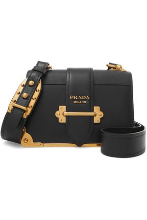 Prada | Cahier leather shoulder bag | NET-A-PORTER.COM