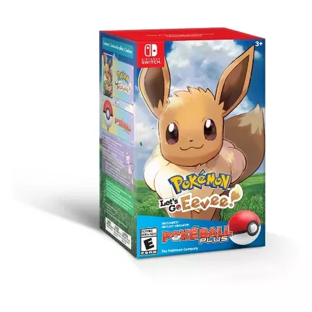 Pokemon: Let's Go Eevee! Poke Ball Plus Bundle - Nintendo Switch : Target
