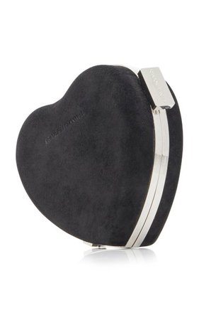 Heart Suede Brass Box Bag By Brandon Maxwell | Moda Operandi