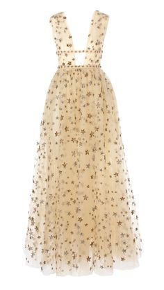 Valentino Stars Tulle Gown