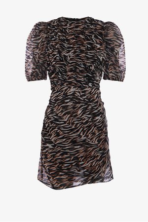 Iger Crinkle Mix Mini Dress | New Arrivals | French Connection